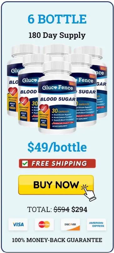 GlucoFence 6 Bottle Price